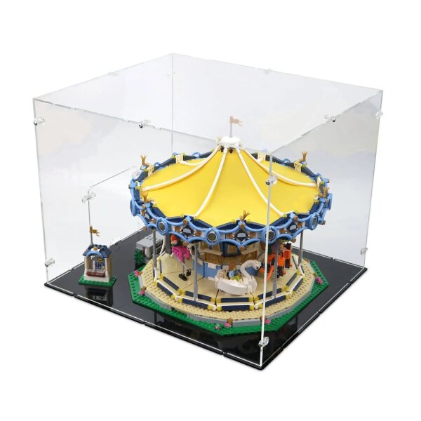 Acrylic display for LEGO&reg; 10257 Carousel (With black floor)