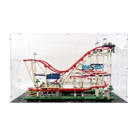 Acrylic display for LEGO&reg; 10261Roller Coaster  (With black floor)