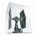 Display in acrilico per LEGO&reg; 75095 UCS TIE Fighter (con base nera)