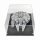 Display in acrilico per LEGO&reg; 75257/75105/7965 Millennium Falcon (con base nera)
