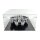 Display in acrilico per LEGO&reg; 75257/75105/7965 Millennium Falcon (con base nera)