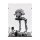 Pr&eacute;sentoir en acrylique pour LEGO&reg; 75322 AT-ST de Hoth (avec base noire)