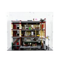 Acrylic display for LEGO&reg; 75827 Ghostbusters Firehouse HQ  (With black floor)
