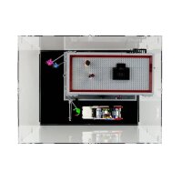 Acrylic display for LEGO&reg; 75827 Ghostbusters Firehouse HQ  (With black floor)