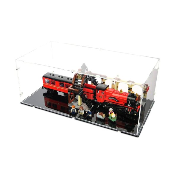 Acrylic display for LEGO&reg; 75955 Hogwarts Express  (With black floor)