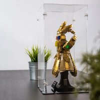Acryl-Display f&uuml;r LEGO&reg; 76191 Infinity Gauntlet (mit schwarzem Boden)