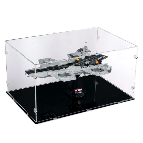 Acryl-Display f&uuml;r LEGO&reg; 76295 Marvel -Helicarrier der Avengers (Mit schwarzem Boden)