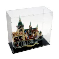 Display in acrilico per LEGO&reg; 76389 La Camera dei Segreti di Hogwarts (con base nera)