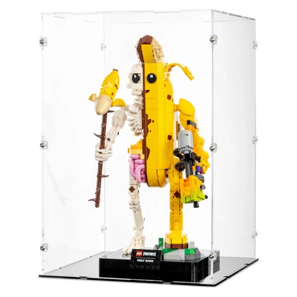Acryl-Display f&uuml;r LEGO&reg; 77072 Fortnite - Knochen-Schali (Mit schwarzem Boden)