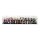 Displayin acrilico per 80 minifigure LEGO&reg; (con base nera e borchie)
