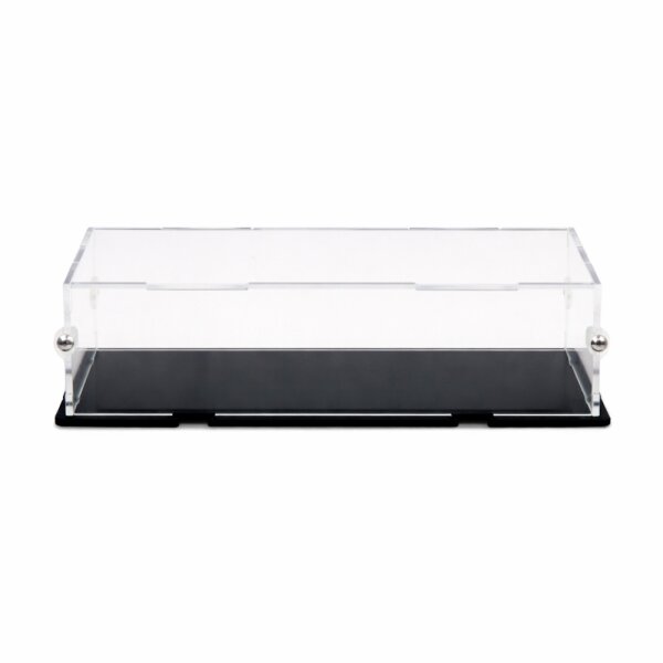 Vitrine en acrylique pour LEGO&reg; ou autres objets dexposition 21 x 10 x 6cm (avec base noire)