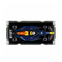 Vitrine en acrylique pour LEGO&reg; ou autres objets dexposition 21 x 10 x 6cm (avec base noire)