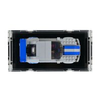 Vitrine en acrylique pour LEGO&reg; ou autres objets dexposition 21 x 10 x 6cm (avec base noire)