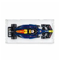 Acrylic display for LEGO&reg; or other display items 21 x 10 x 6cm (with white base)