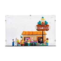 Display in acrilico per LEGO&reg; o altri articoli da esposizione 41 x 41 x 25 cm (con base nera)