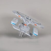 Supporto in acrilico 2 in 1 per LEGO&reg; 10356 Star Trek U.S.S. Enterprice NCC-1701-D (Regolabile)