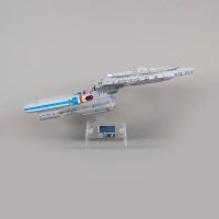 Supporto in acrilico 2 in 1 per LEGO&reg; 10356 Star Trek U.S.S. Enterprice NCC-1701-D (Regolabile)