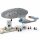 Supporto in acrilico 2 in 1 per LEGO&reg; 10356 Star Trek U.S.S. Enterprice NCC-1701-D (Regolabile)