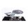 Pr&eacute;sentoir en acrylique pour LEGO&reg; 10356 Star Trek: U.S.S. Enterprise NCC-1701-D (avec fond noir et 2 supports)