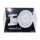 Acrylic display for LEGO&reg; 10356 Star Trek: U.S.S. Enterprise NCC-1701-D ((With background image, black base inc. 2 stands)