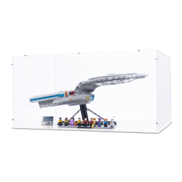 Acrylic display for LEGO&reg; 10356 Star Trek: U.S.S. Enterprise NCC-1701-D (With white floor)