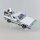 Supporto in acrilico per LEGO&reg; 10300 Macchina del tempo Ritorno al futuro (Inclinato)