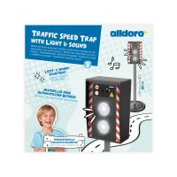 Toy radar flash unit with light and sound effects
