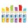 Kreideroller 6er Set, Gr&uuml;n, Blau Gelb, Orange, Lila & Rot je 250ml