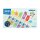 Kreideroller 6er Set, Gr&uuml;n, Blau Gelb, Orange, Lila & Rot je 250ml