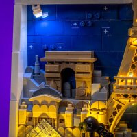 LMB 2.0 Kit di illuminazione a LED per LEGO&reg; 21064 Parigi &ndash; La citt&agrave; dell&rsquo;amore