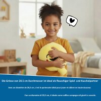 XXL Pl&uuml;sch Pups-Kissen - Sunny in gelb