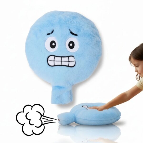 XXL Coussin peteur &ndash; Bibber en bleu