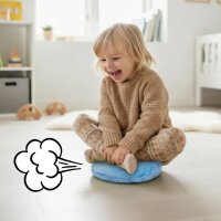 XXL Coussin peteur &ndash; Bibber en bleu