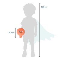 XXL Cuscino scoreggione &ndash; Grumpy in arancione