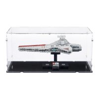 Pr&eacute;sentoir en acrylique pour LEGO&reg; 75441 Star Wars - Le croiseur d&rsquo;assaut de classe Venator (avec fond noir)