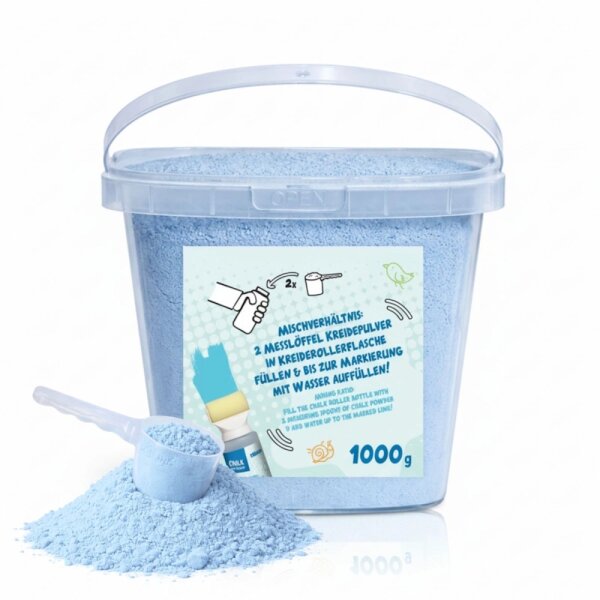 Recharge de poudre de craie Bleu (1 kg)