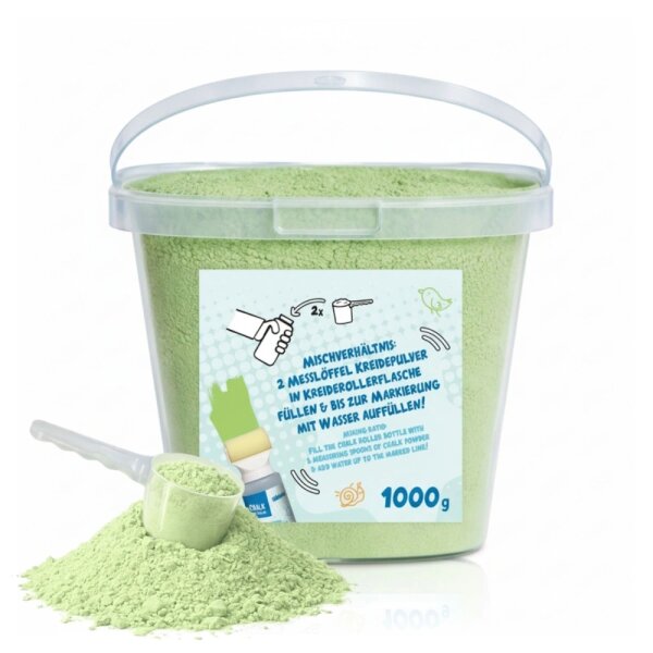 Recharge de poudre de craie Verte (1 kg)