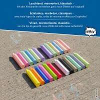 Sidewalk Chalk Set with Holders (48 Pieces)
