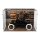 Acrylic Display Case for LEGO&reg; 11376 Ford Model T (with Retro Street Scene Background Image & Cobblestone Base Design)