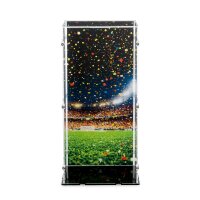 Acrylic display for LEGO&reg; 43020 FIFA World Cup Official Trophy   (With background image & black base)