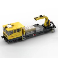 Stone Heap - DB Bahnbau Robel Rail Maintenance Vehicle GKW 310 (813 pieces)
