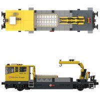Stone Heap - DB Bahnbau Robel Rail Maintenance Vehicle GKW 310 (813 pieces)