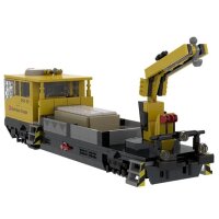 Stone Heap - DB Bahnbau Robel Rail Maintenance Vehicle GKW 310 (813 pieces)