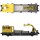 Stone Heap - DB Bahnbau Robel Rail Maintenance Vehicle GKW 310 (813 pieces)