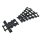 Stone Heap - 1 aiguillage triple R104 - voies pour trains en briques de construction