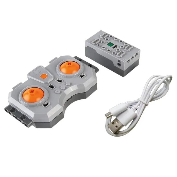 Stone Heap - Remote Control and Battery Box - for Brick-Built Trains, Cars and More
