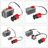 Stone Heap - RED L Motor - for Brick-Built Trains, Cars and More