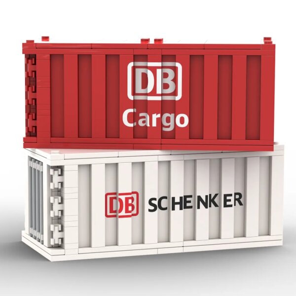Stone Heap - 2 container da 20 piedi - DB Cargo & DB Schenker (446 pezzi)