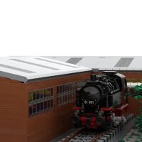 Stone Heap - locomotive tender de manoeuvre a vapeur DB BR 81 a quatre essieux accouples (964 pi&egrave;ces)