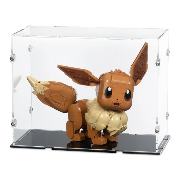 Acrylic display for LEGO&reg; 72151 Pok&eacute;mon Eevee (With black floor)